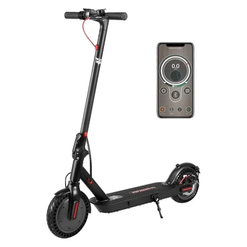 Pop Shope P1 Scooter Eléctrico Adulto, 400W Motor-MAX, Velocidad 25KM/H-MAX, 20 KM con Una Carga Completa, Patin Electrico Plegable, Aplicación Bluetooth