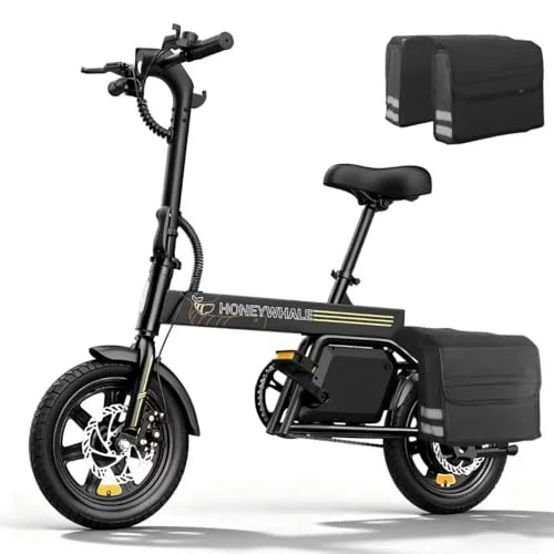 HONEYWHALE B20 Bicicleta Electrica Plegable para Adultos, Moto Bicicleta con 3 Modos de Conducción, Motor de 440W-MAX, Velocidad Máxima 32KM/H, Batería 7.8AH, Autonomía 35KM
