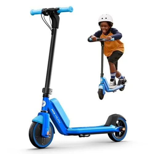 NUUV | Patin Eléctico Juvenil 6 a 14 años - Scooter para Niños Motor 150W Velocidad 16 km/h - Autonomía de Batería 15 km | Scooter Eléctrico con Freno Mecánico y Luces LED