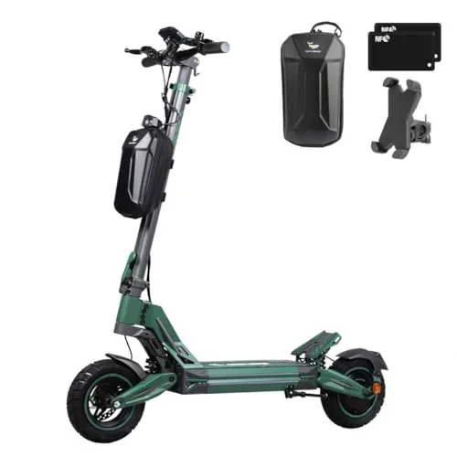 HONEYWHALE G2 Pro Scooter Eléctrico para Adulto, 1200W-MAX Motor, 50KM/H Velocidad, 50KM Autonomía, Patin Eléctrico Plegable con Pantalla Inteligente, Desbloqueo NFC, Sistema de Amortiguación